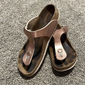 Rose Gold Girls Birkenstocks